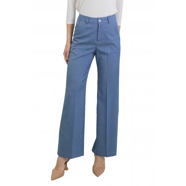 Pantalone palazzo tinta unita  "Mary"